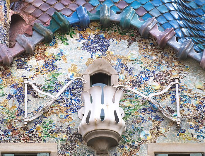 Balcón de la princesa. Casa Batlló Balcón de la princesa. Casa Batlló