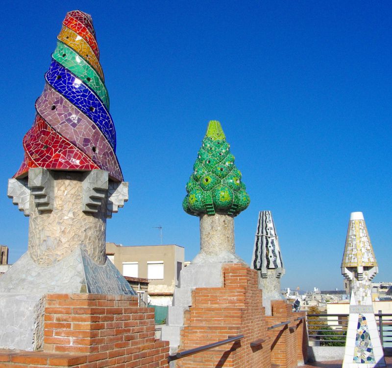 Chimeneas del Palau Güell Chimeneas del Palau Güell