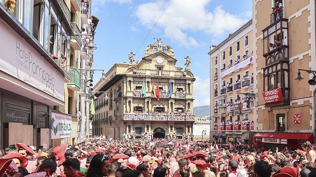 Chupinazo. Inicio de Sanfermines. Chupinazo. Inicio de Sanfermines.