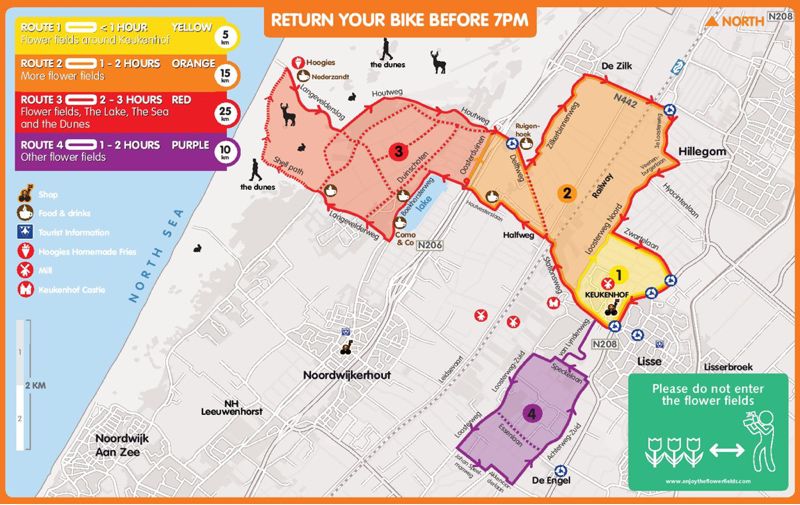 Keukenhof 2019 - Flower Power. Recorrido en bicicleta por Keukenhof. Keukenhof 2019 - Flower Power. Recorrido en bicicleta por Keukenhof.